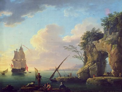 Zeegezicht, 1748 door Claude Joseph Vernet